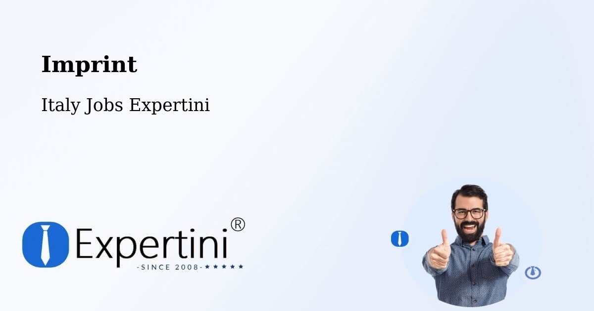 Imprint – Vajont - Italy Jobs Expertini