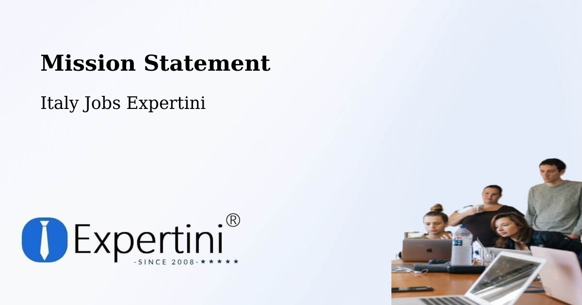 Corporate Mission – Vajont - Italy Jobs Expertini