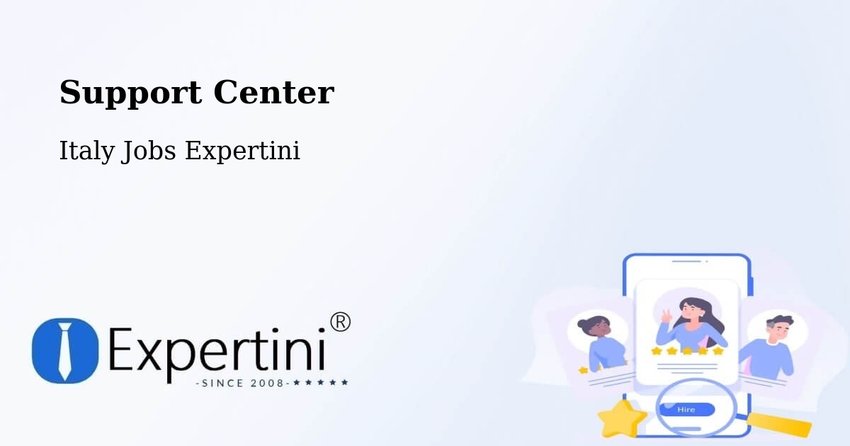 Support Services – Vajont - Italy Jobs Expertini